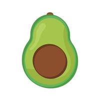 green avocado design vector