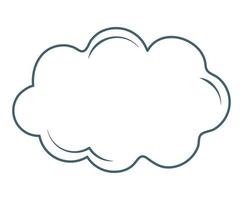 diseño de icono de nube vector