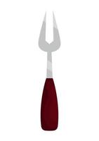 grill fork design vector