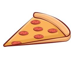 diseño de rebanada de pizza vector