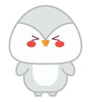 kawaii penguin design vector