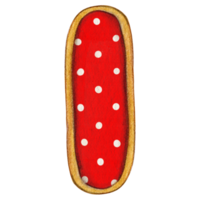 acquerello mano disegnato amore Messaggio biscotti png