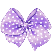 watercolor hand drawn cute silk bow png