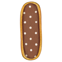 aguarela mão desenhado amor mensagem biscoitos png