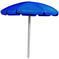 Watercolor colorful summer beach umbrella png