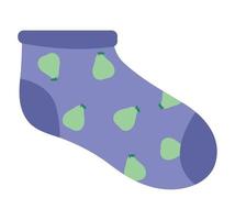 sock with pears vector