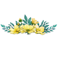Aquarell Blumen- Frühling Dekoration png