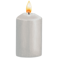 watercolor hand drawn candles png