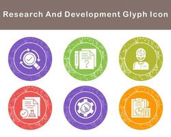 Research And Development Vector Icon Set