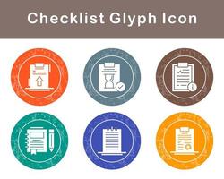 Checklist Vector Icon Set