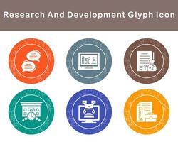 Research And Development Vector Icon Set