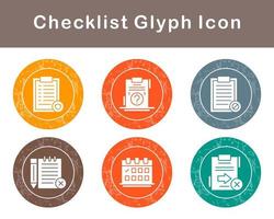 Checklist Vector Icon Set