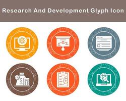 Research And Development Vector Icon Set