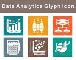 Data Analytics Vector Icon Set