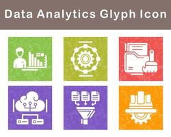 Data Analytics Vector Icon Set