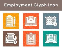 Employment Vector Icon Set