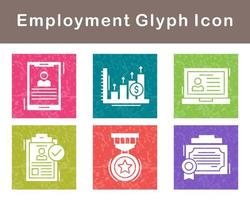 Employment Vector Icon Set