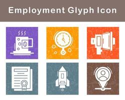 Employment Vector Icon Set