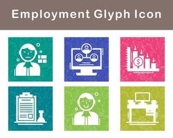 Employment Vector Icon Set