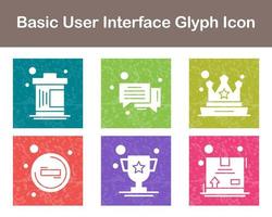 Basic User Interface Vector Icon Set