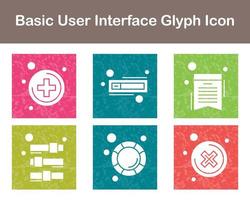 Basic User Interface Vector Icon Set