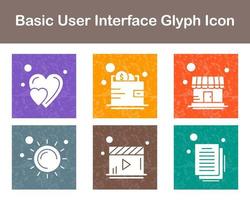 Basic User Interface Vector Icon Set