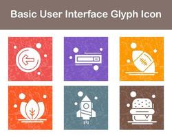 Basic User Interface Vector Icon Set