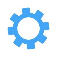 Cogwheel Unique Vector Icon