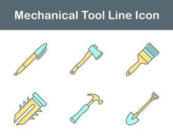 Mechanical Tool Vector Icon Set