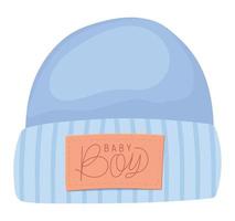 baby boy hat vector