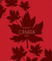 ilustración del día de canadá vector