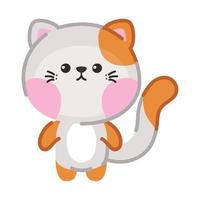 cute cat design vector