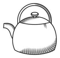 teapot icon design vector