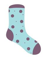 sock with dots vector