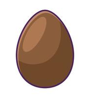 chocolate egg design vector