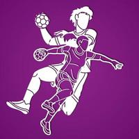 Handball Sport Team vector