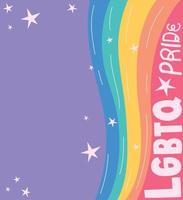 lgtbq and pride illustration vector