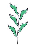 one line branch vector