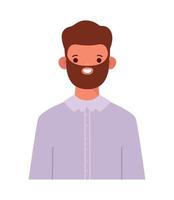 glad guy image vector