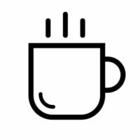 café taza icono ilustración. valores vector. vector