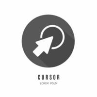 Cursor icon. Logo for business. Stock vector. vector