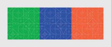 Geometric, color, seamless pattern. Line pattern on color background. Suitable for corporate identity, packaging, web design. Bright, colorful, playful. vector