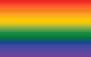 LGBT gradient. Banner. Rainbow colors vector