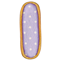 acuarela mano dibujado amor mensaje galletas png