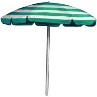 Watercolor colorful summer beach umbrella png