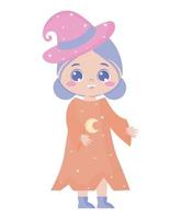 magic witch design vector