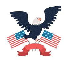 american bald eagle vector