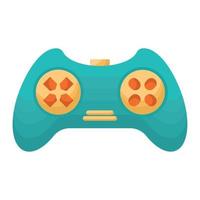 blue video game control vector