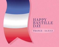 france bastille day illustration vector