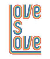 amor letras diseño vector